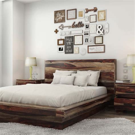 Virginia Modern Handcrafted Solid Wood Platform Bed Ideas De Cama