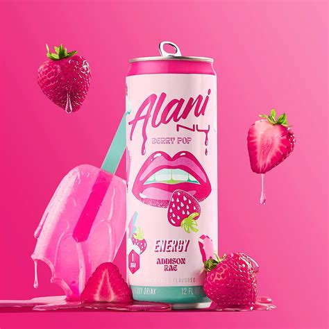 Buy Alani Nu Sugar Free Energy Drink Pre Workout Performance Berry Pop Addison Rae Collab