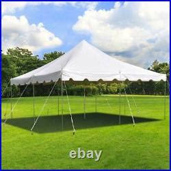 Quik shade weekender elite 12x12 canopy side truss bar replacement parts. 20×20′ Economy Pole Tent With 4 Sidewalls Weekender Party ...