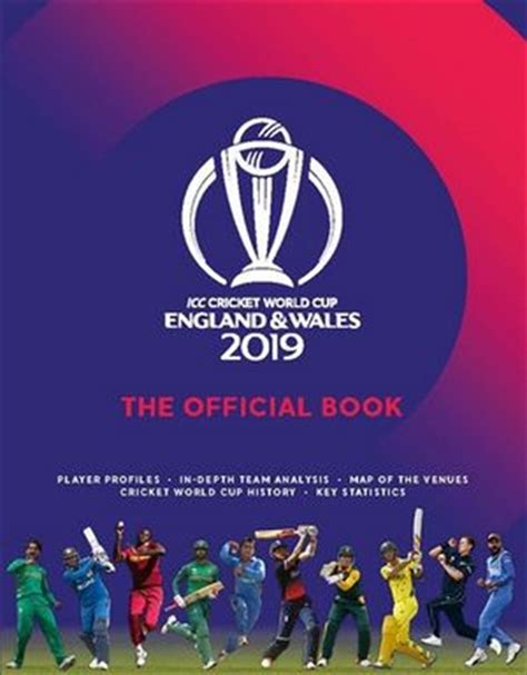 Buy Icc Cricket World Cup England 2019 The Official Book By Chris Hawkes Books Sanity