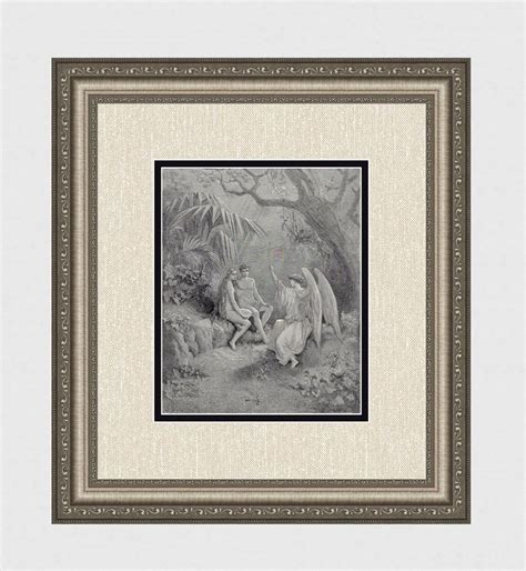 Sold Price Gustave Dore Raphael In Paradise Miltons Paradise Lost C