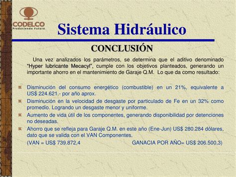 PPT SISTEMA HIDRÁULICO PowerPoint Presentation free download ID