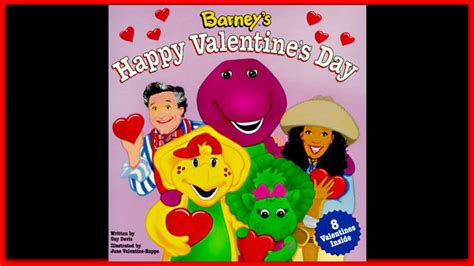 Barney Happy Valentines Day Read Aloud Story Book For Kids