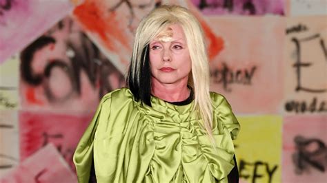 Blondies Debbie Harry Makes Debut Catwalk Appearance At London Fashion