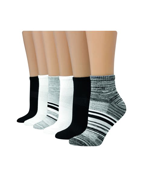 Hanes Women S Comfort Cool Lightweight Ankle Socks Pack Walmart Com