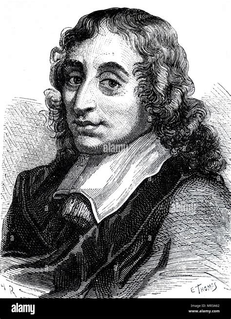 Portrait Of Blaise Pascal 1623 1662 A French Mathematician Physicist