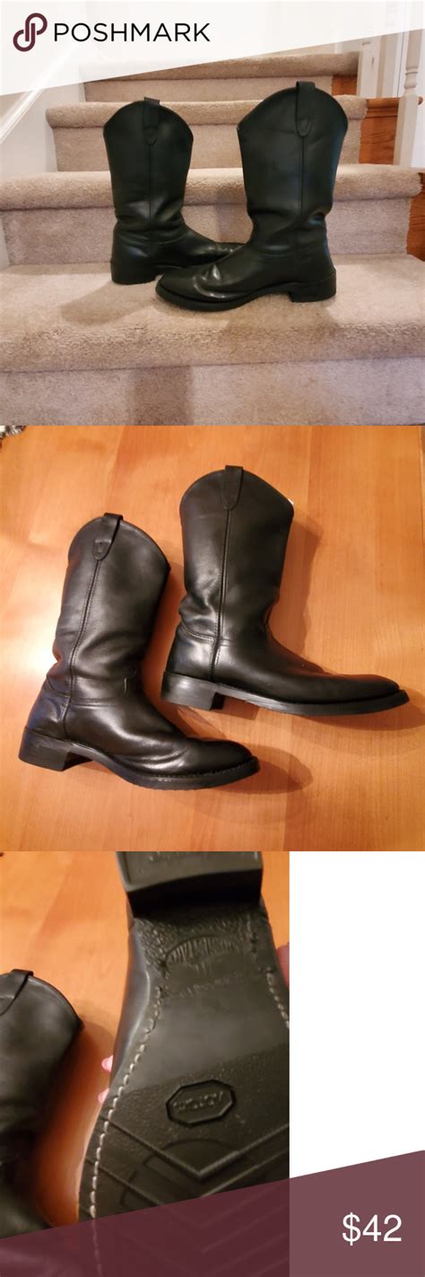 Black Leather Boots With Vibram Sole Black Leather Boots Boots Black Leather