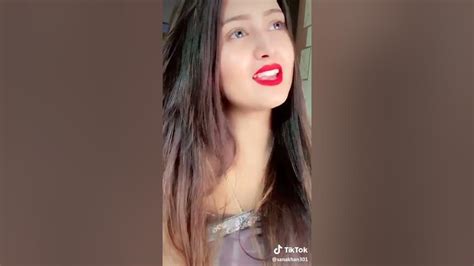Sana Khan Tik Tok Gajban Pani Ne Chali New Trending Song2 Youtube