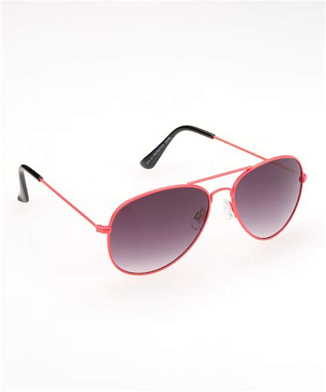 Pink Aviator Sunglasses Zulily Sunglasses Aviator Sunglasses Pretty Style