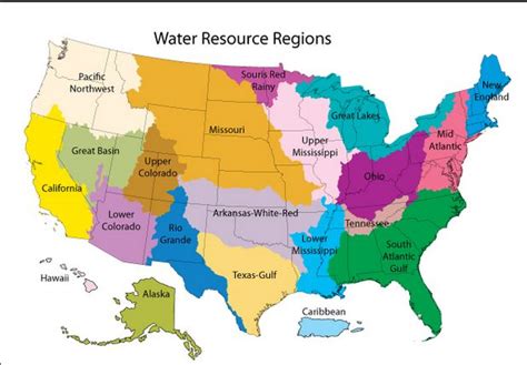 Maps On The Web — Water Resource Regions United States More