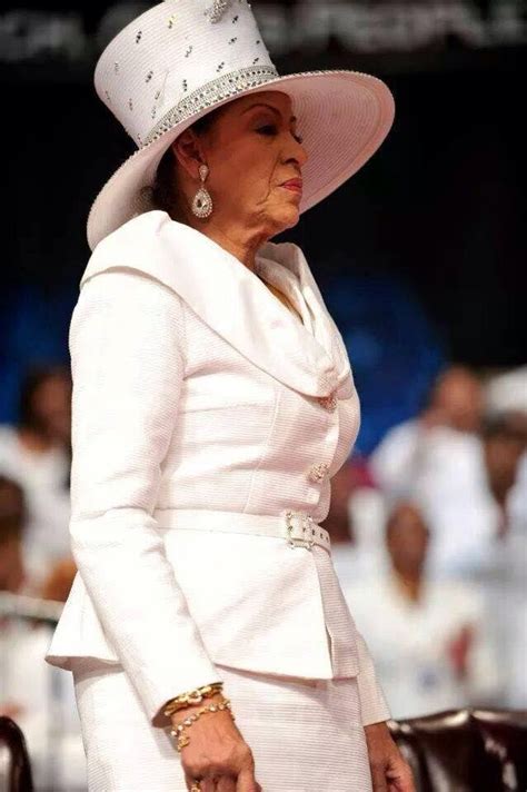 Mother Louise Dpatterson White Church Hats Church Lady