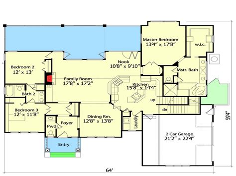 Small House Plans With Open Floor Plan Little House Floor Plans Little