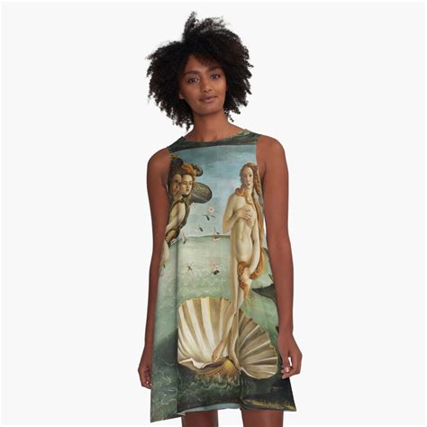 Birth Of Venus Botticelli A Line Dress For Sale By Newnomads