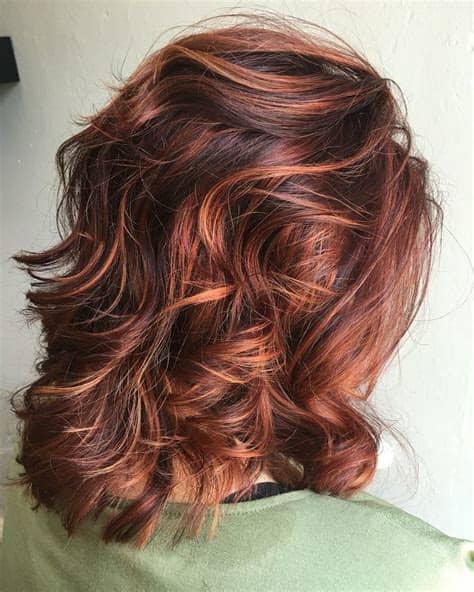 It can be found with a wide array of skin tones and eye colors. Rv base with copper/orange highlights | Dark auburn hair ...