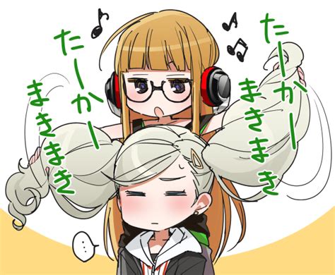 Sakura Futaba And Takamaki Anne Persona And 1 More Drawn By Hizuki