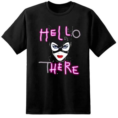 Mens Selina Kyle Catwoman Hell Here T Shirt Sign Batman Returns Joker