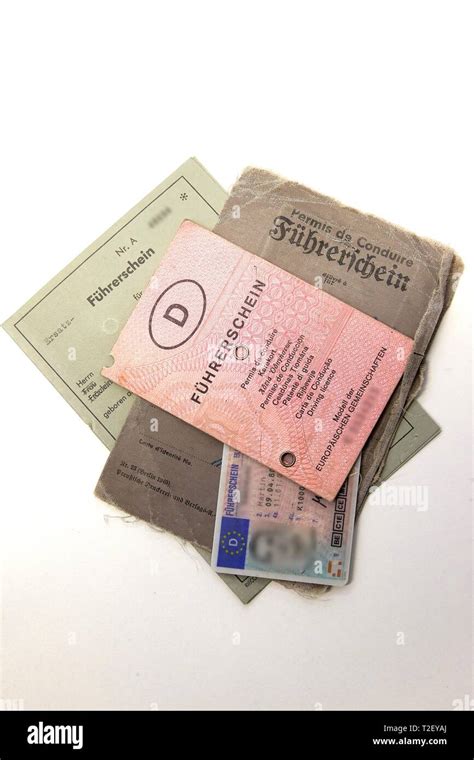 Old And New Drivers License Various Still Valid German Drivers