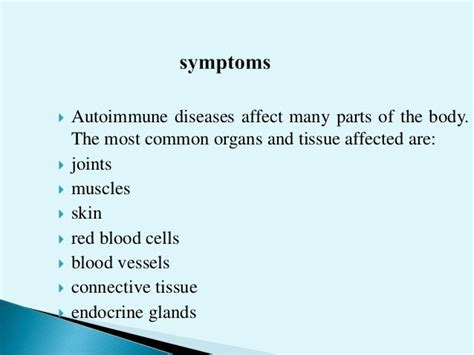 Common Symptoms Of Autoimmune Disorders Holistic Meaning
