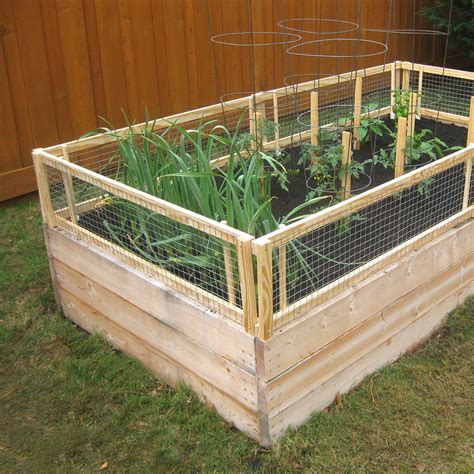 Raised bed garden in a pallet crate. 23 DIY Garden Box Plans And Ideas For Easy Gardening ...