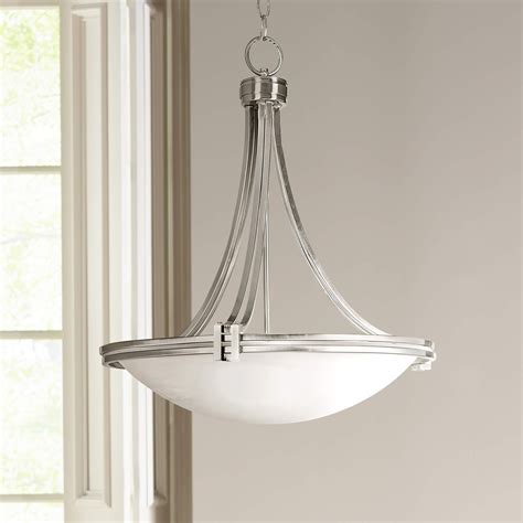 Possini Euro Design Deco Nickel 21 1/2" Wide Pendant Light - #85950