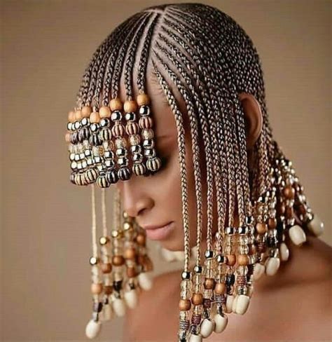 clipkulture gold braids with fringe and beads cornrows with beads braids with beads hair beads