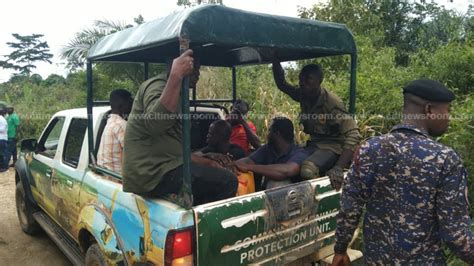 Police Arrest 24 Illegal Miners In Atewa East Amid Gunshots