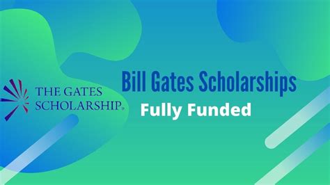 Bill Gates Scholarships Program United States 2023 Fully Funded