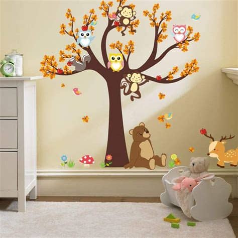 Leichte rätsel für kinder und jugendliche.falls sie wirklich leichte rätsel für kinder suchen, dann schauen sie auch mal bei unseren nach schwierigkeit sortierten rätseln vorbei. Ufengke® Cartoon Wald Tier Eule Affe Bär Baum ...
