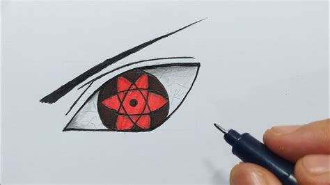 How To Draw Sharingan Eyes Sasuke Eternal Mangekyo Step By Step