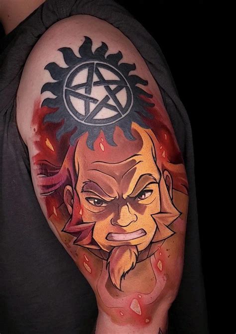 Uncle Iroh By Russell Van Schaick At Arlia Tattoo In Orlando Fl Tattoos
