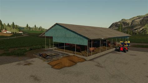 Metal Cows Barn Fs19 Mod Mod For Landwirtschafts Simulator 19 Ls