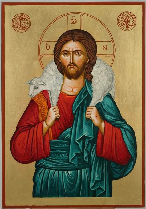 Jesus The Good Shepherd Orthodox Icon Blessedmart