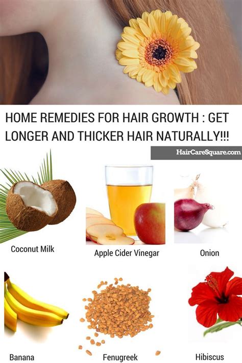 Home Remedies For Hair Growth Get Longer And Thicker Hair Naturally