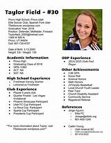 Soccer Resume Images