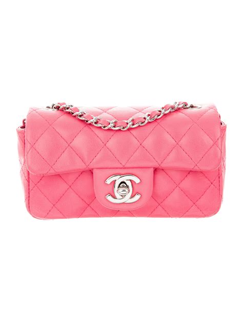 Lyst Chanel Classic Extra Mini Flap Bag Pink In Metallic