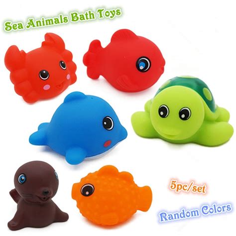 5pcslot Bath Toys In The Barthroom Kids Water Toys For Children Soft