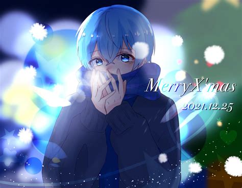 「𝙼𝚎𝚛𝚛𝚢 𝚇𝚖𝚊𝚜 🎄💙 ころんくん すと」涙🐾のイラスト