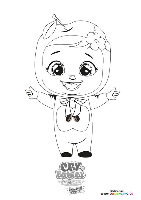 Cry Babies Tutti Frutti Coloring Pages For Kids Free And Easy