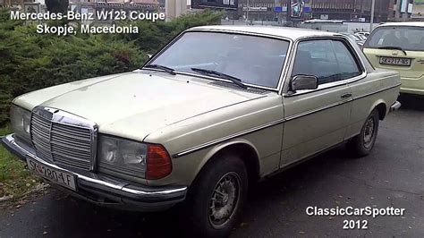 Mercedes W123 Coupe In Skopje Macedonia Youtube