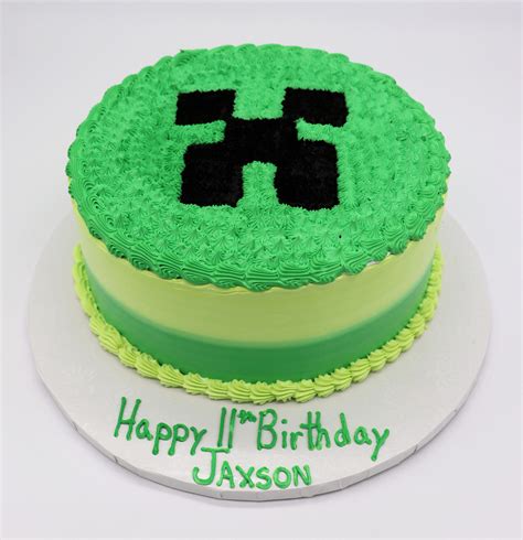 Minecraft Round Cake Candc Candies