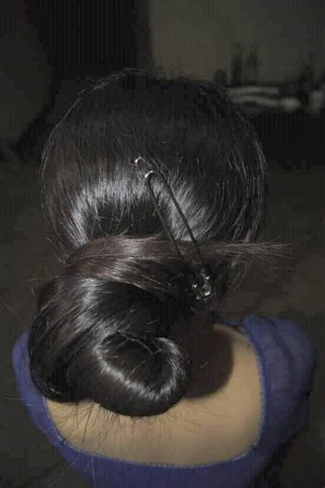 Long hair love_24 has uploaded 21950 photos to flickr. Huge bun | Big bun hair, Bun hairstyles, Huge hair