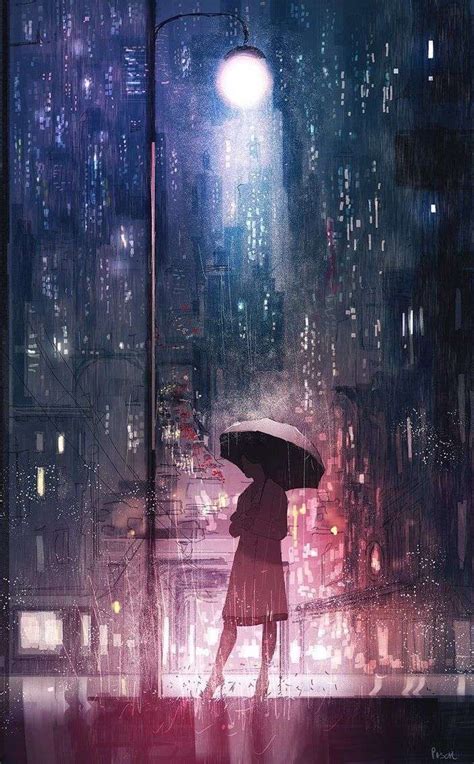 Rain Aesthetic Anime Wallpapers Wallpaper Cave