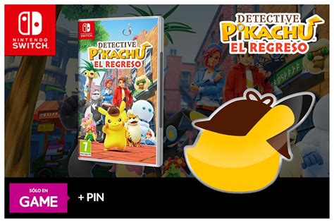 Reserva Detective Pikachu El Regreso En Game Y Consigue Un Pin