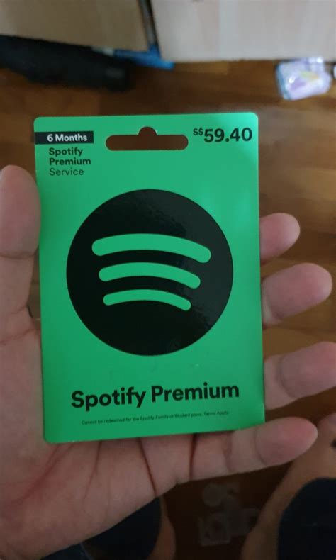 Spotify T Card Tickets And Vouchers Vouchers On Carousell