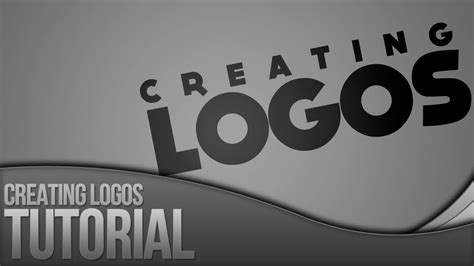 Photoshop Tutorial: Creating Logos - Part 1 - YouTube
