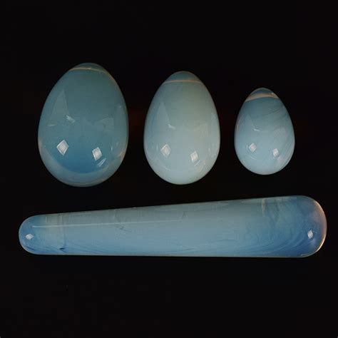 Drill Opalite Yoni Egg Set Pleasure Stick Vaginal Magic Ball Crystal Massage Wand Ben Wa Balls