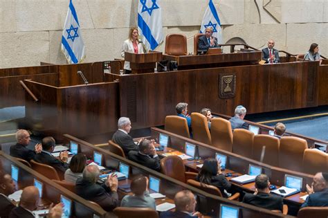 President Metsola Addresses The Israeli Parliament The Knesset The President European
