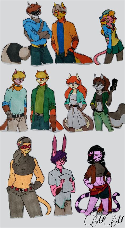 My Ocs Genderbend By Boringraccoon On Deviantart