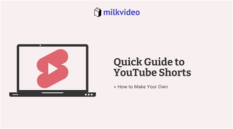 Blog I Milk Video Quick Guide To Youtube Shorts Start Your Free Trial