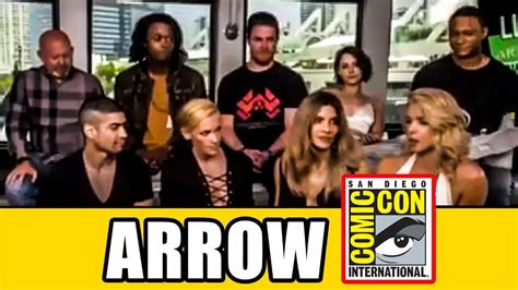 Arrow Season 6 Cast Interview At Comic Con 2017 Sdcc 2017 Arrow